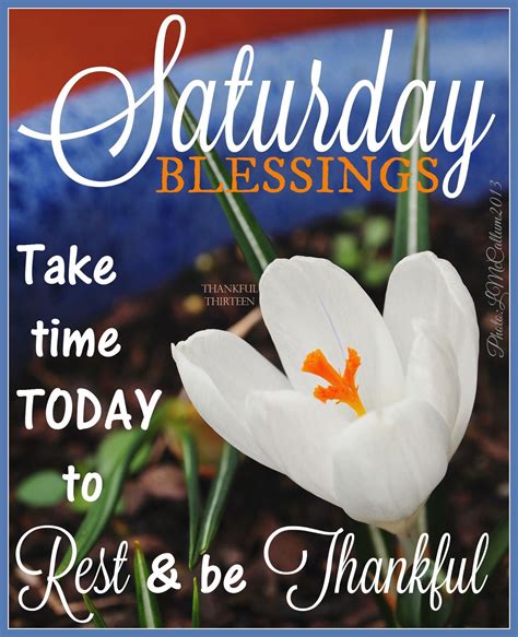 Images Of Saturday Blessings